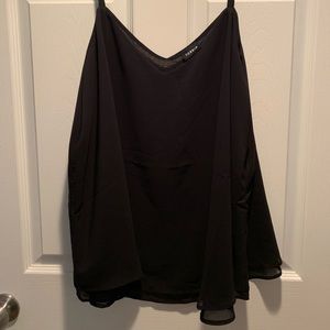 SOPHIE - BLACK CHIFFON SWING CAMI